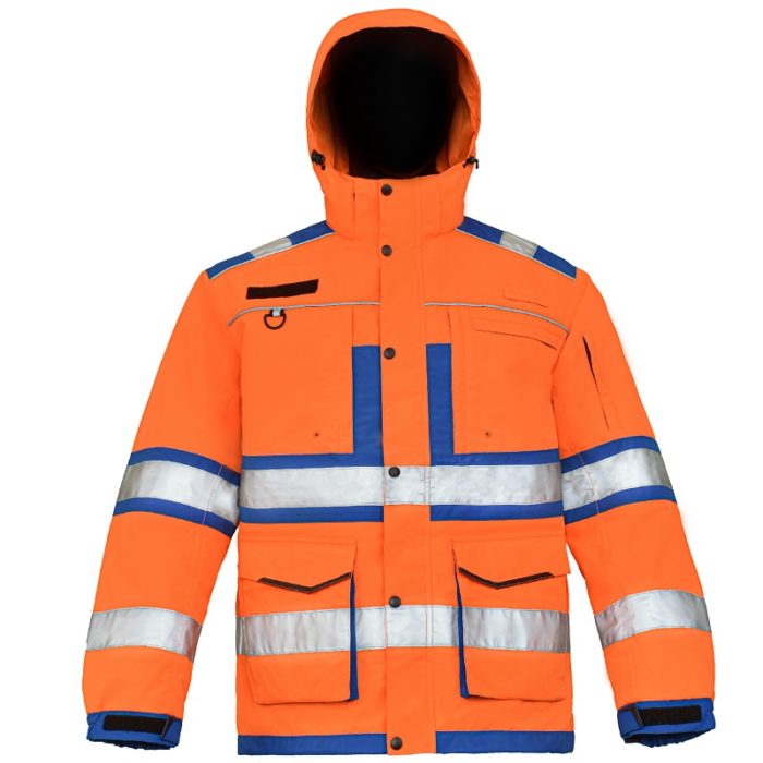 Custom High Visibility Waterproof 3 in 1 Workwear Jacket
