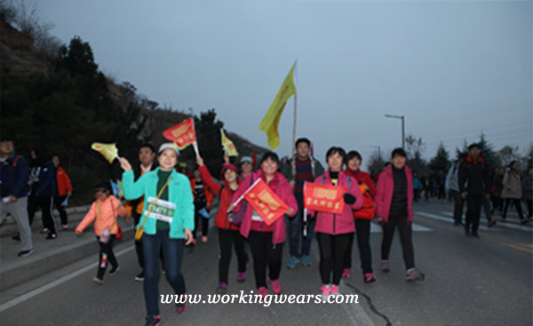 Heated Clothes Team Enjoyed 60KM Hiking