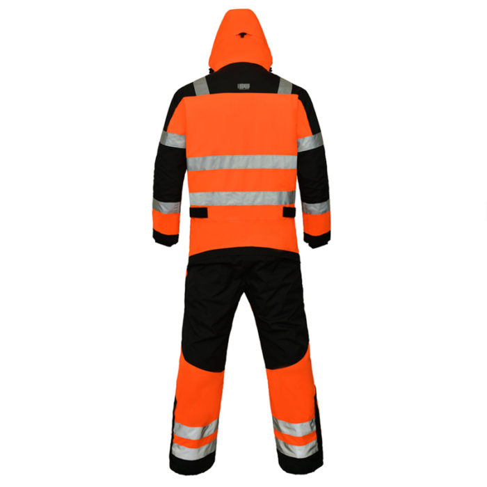 Men Hi Vis Reflective Waterproof Breathable Insulated Coverall - Image 2