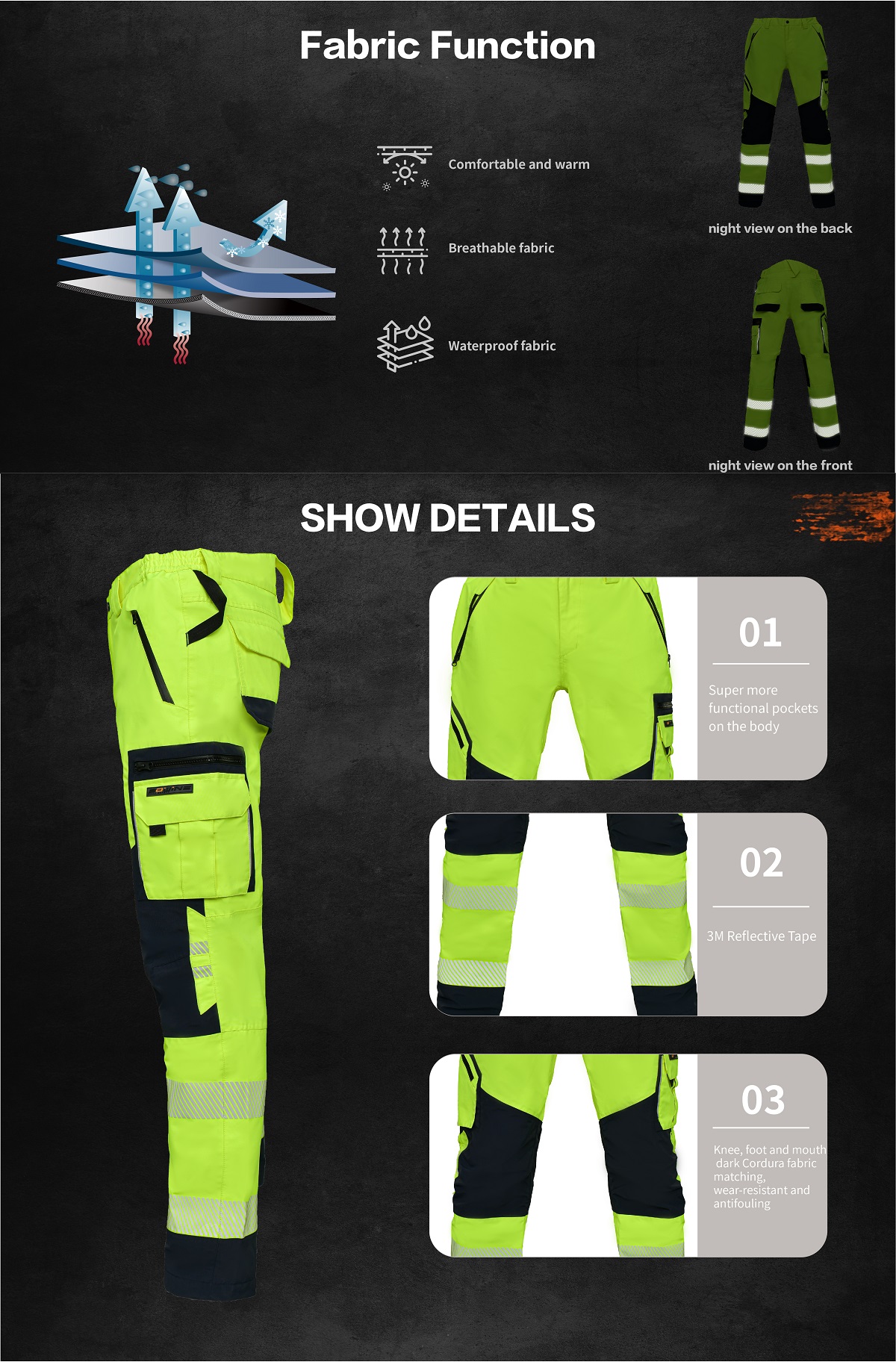 Hi-vis Pants